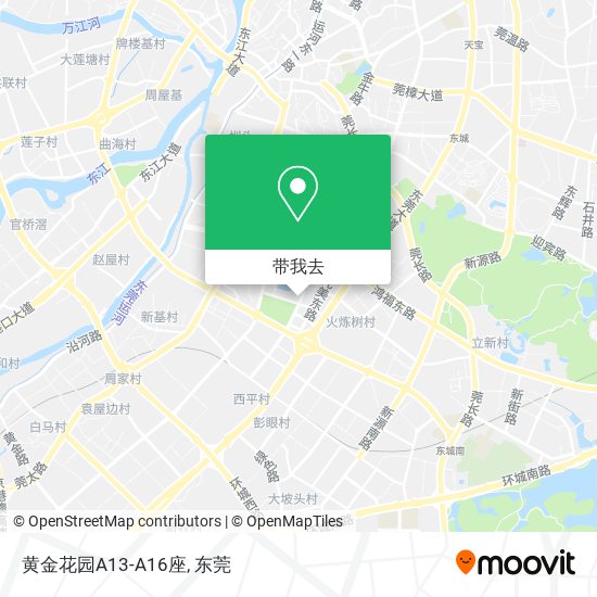 黄金花园A13-A16座地图