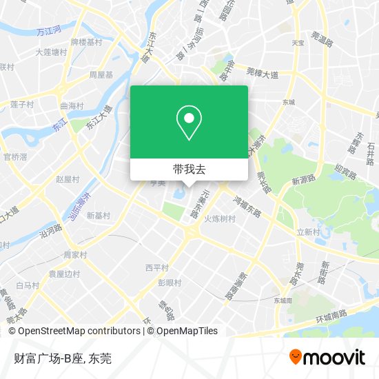 财富广场-B座地图