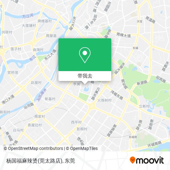 杨国福麻辣烫(莞太路店)地图