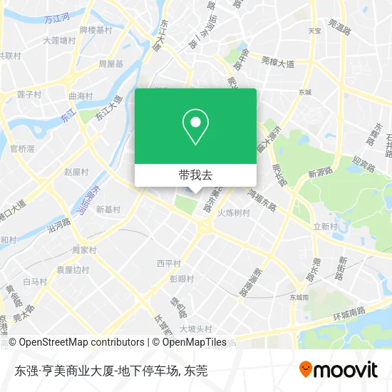 东强·亨美商业大厦-地下停车场地图