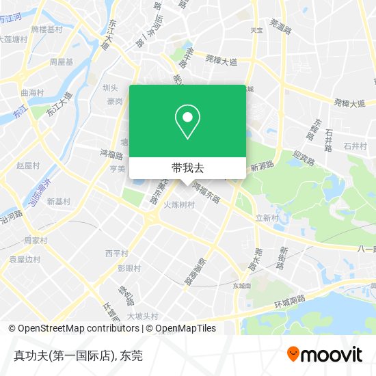 真功夫(第一国际店)地图