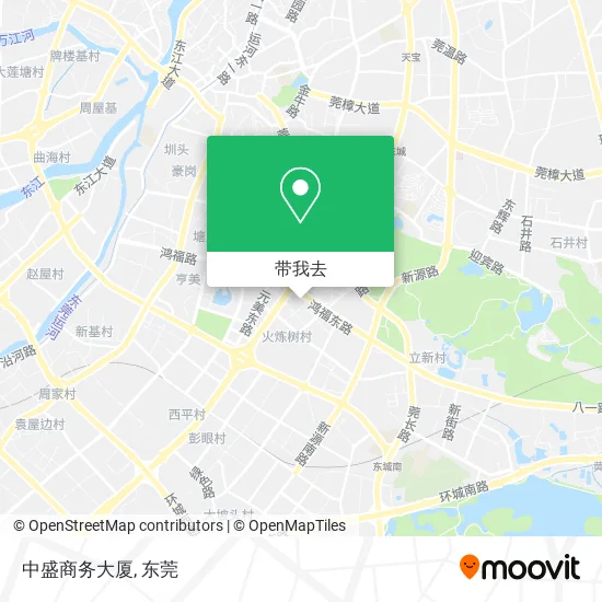 中盛商务大厦地图