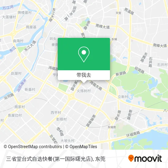 三省堂台式自选快餐(第一国际曙光店)地图