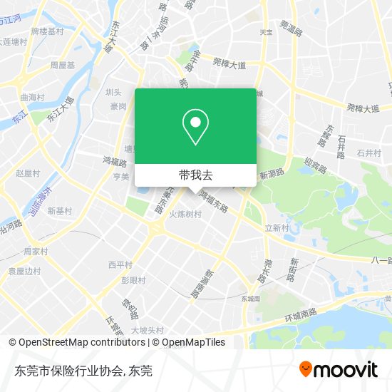 东莞市保险行业协会地图