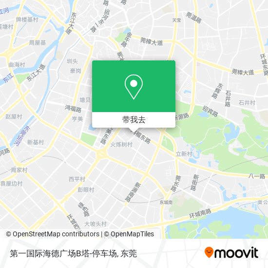 第一国际海德广场B塔-停车场地图