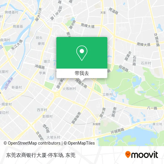 东莞农商银行大厦-停车场地图