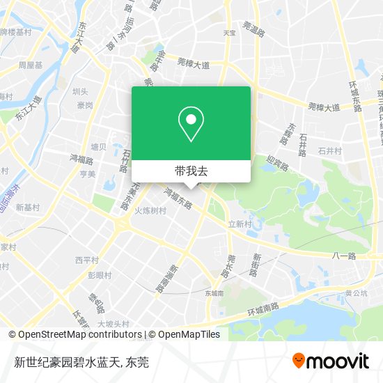 新世纪豪园碧水蓝天地图