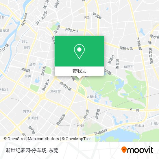 新世纪豪园-停车场地图