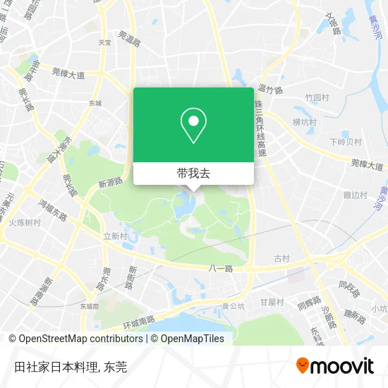 田社家日本料理地图