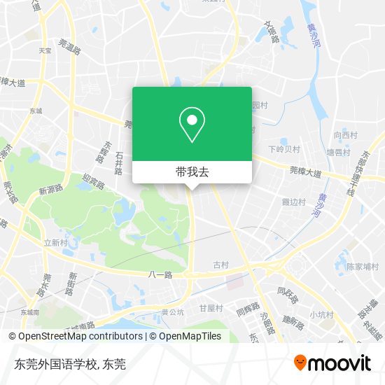 东莞外国语学校地图
