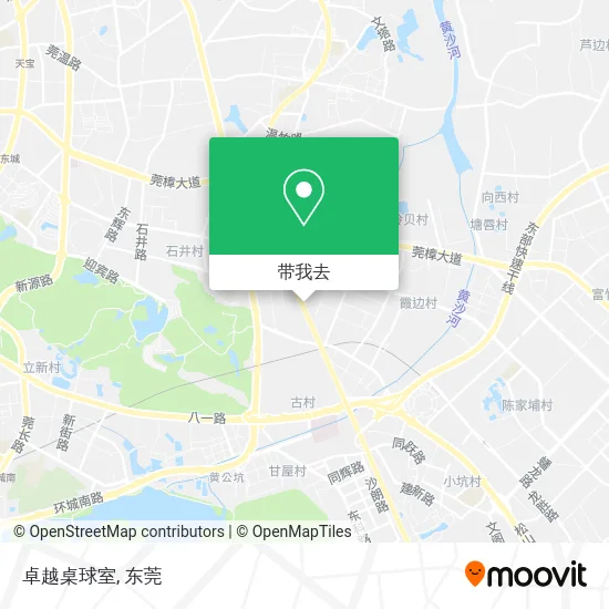 卓越桌球室地图