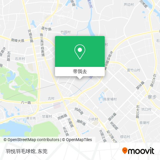 羽悦羽毛球馆地图