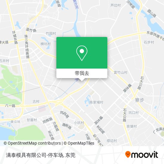 满泰模具有限公司-停车场地图