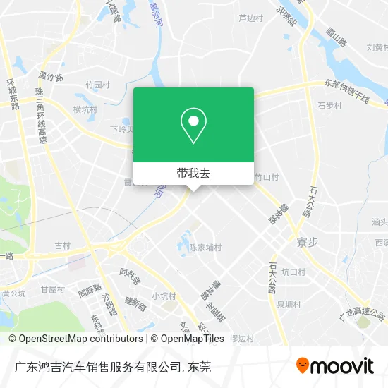 广东鸿吉汽车销售服务有限公司地图