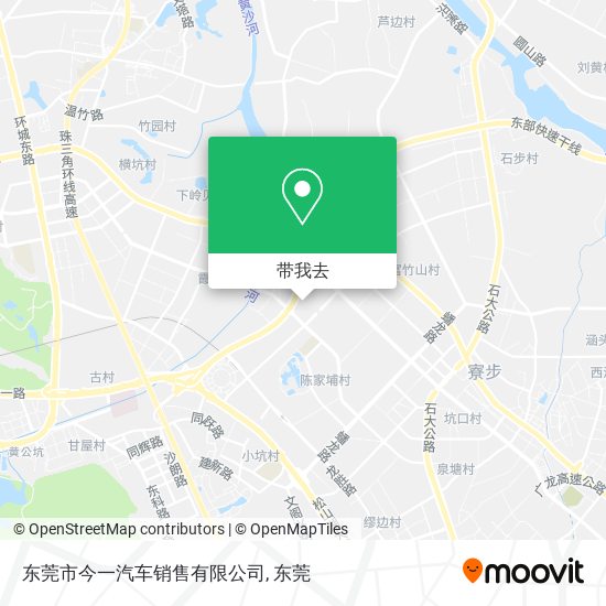 东莞市今一汽车销售有限公司地图