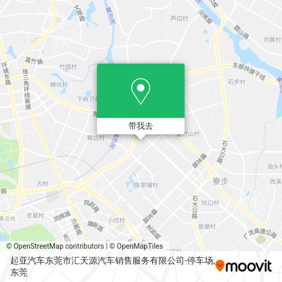 起亚汽车东莞市汇天源汽车销售服务有限公司-停车场地图