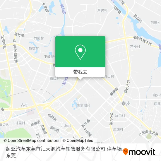 起亚汽车东莞市汇天源汽车销售服务有限公司-停车场地图