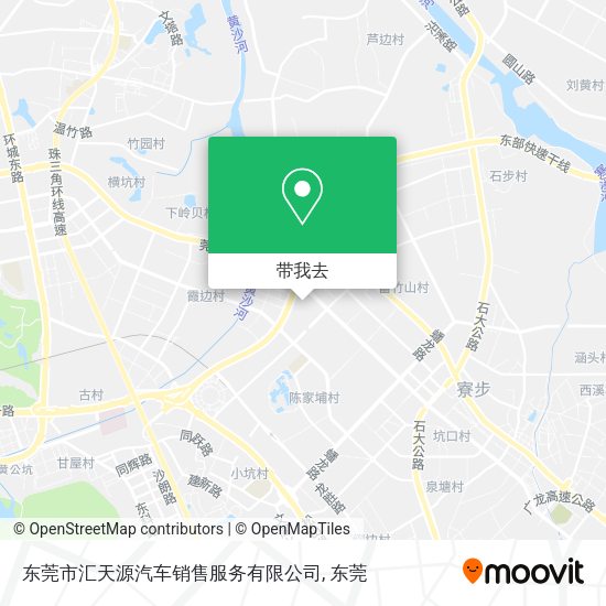 东莞市汇天源汽车销售服务有限公司地图
