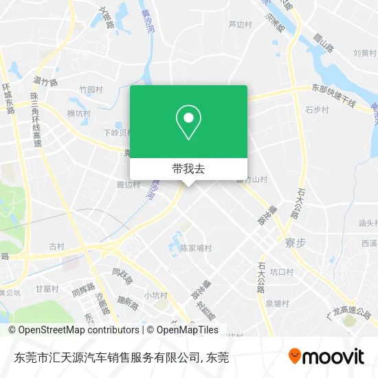 东莞市汇天源汽车销售服务有限公司地图