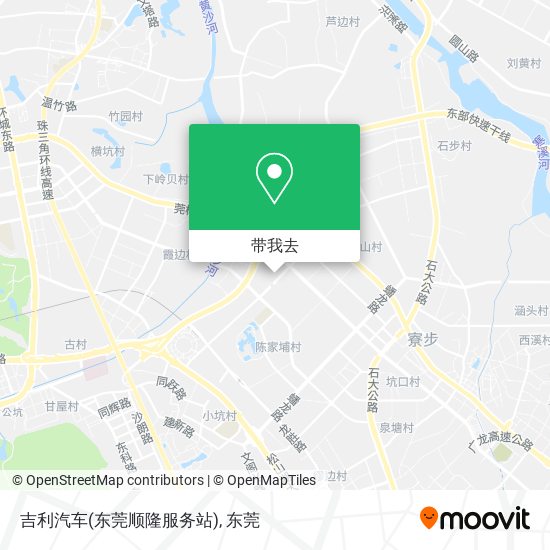 吉利汽车(东莞顺隆服务站)地图