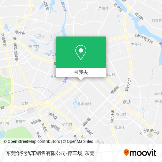 东莞华熙汽车销售有限公司-停车场地图