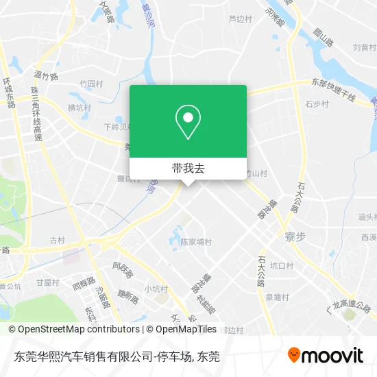 东莞华熙汽车销售有限公司-停车场地图