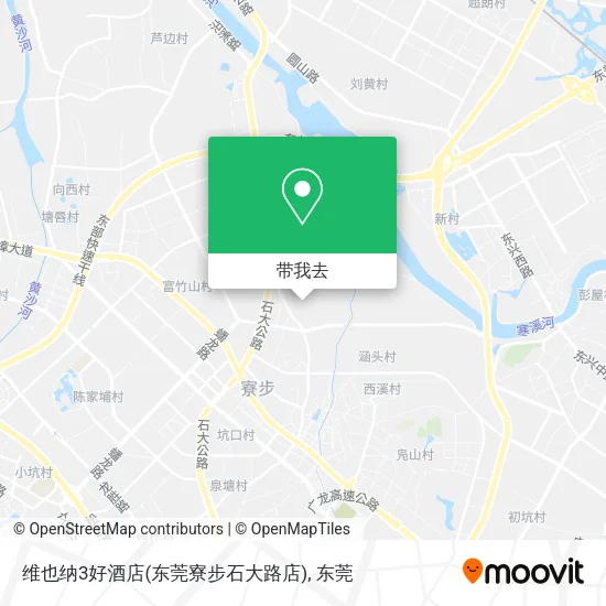 维也纳3好酒店(东莞寮步石大路店)地图