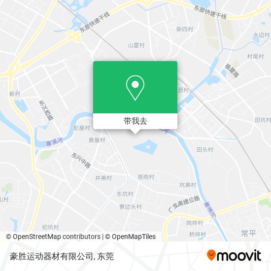 豪胜运动器材有限公司地图