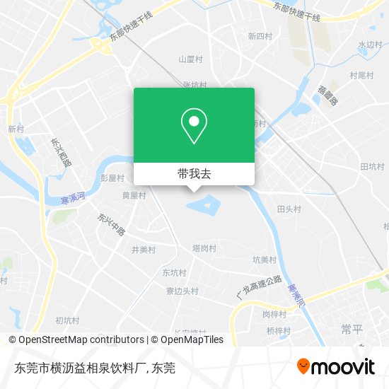 东莞市横沥益相泉饮料厂地图