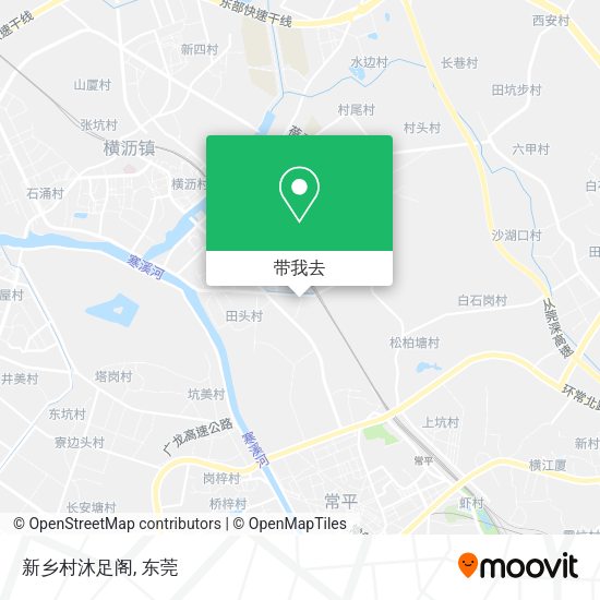 新乡村沐足阁地图