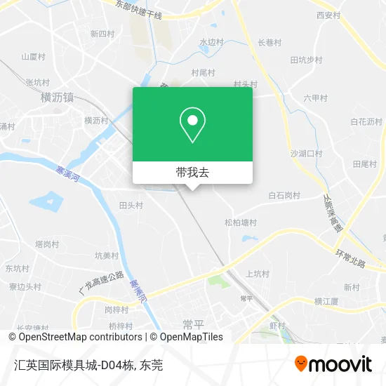 汇英国际模具城-D04栋地图