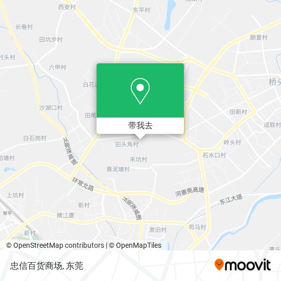 忠信百货商场地图