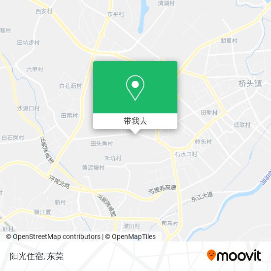 阳光住宿地图