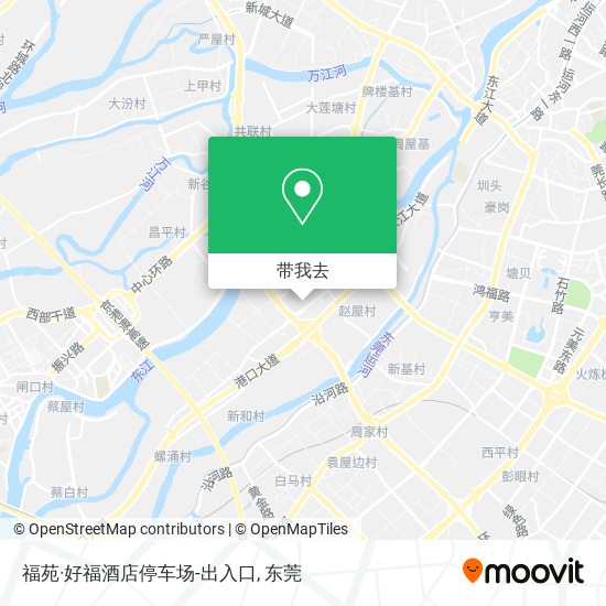 福苑·好福酒店停车场-出入口地图