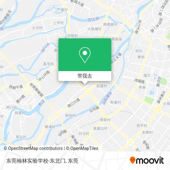 东莞翰林实验学校-东北门地图