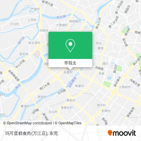 玛可蛋糕食尚(万江店)地图