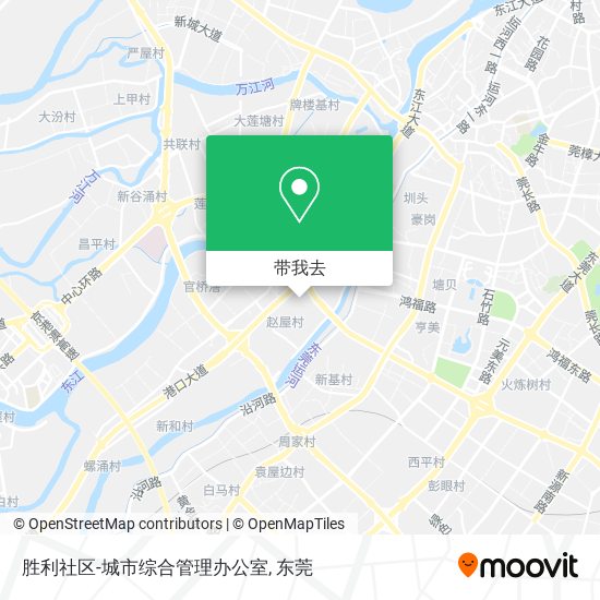 胜利社区-城市综合管理办公室地图