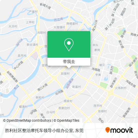 胜利社区整治摩托车领导小组办公室地图