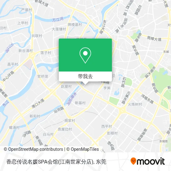 香恋传说名媛SPA会馆(江南世家分店)地图