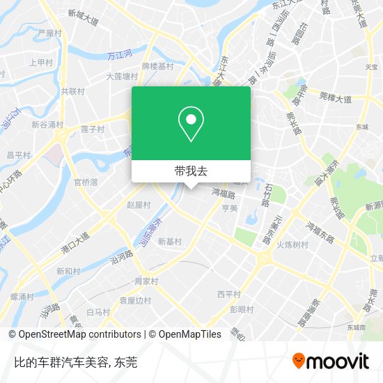 比的车群汽车美容地图