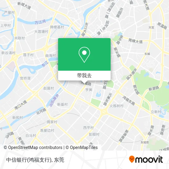 中信银行(鸿福支行)地图