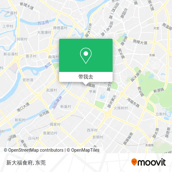 新大福食府地图
