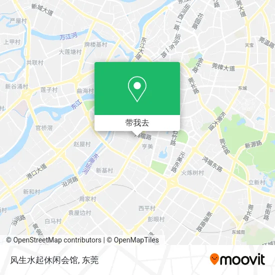 风生水起休闲会馆地图