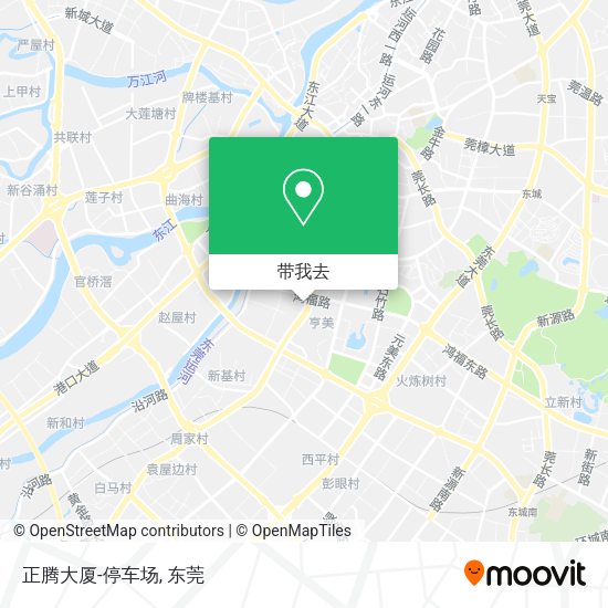 正腾大厦-停车场地图