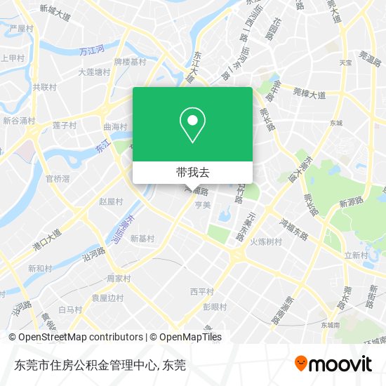 东莞市住房公积金管理中心地图