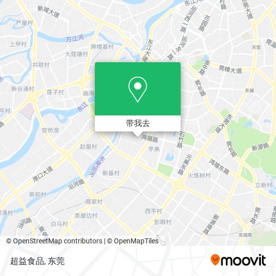 超益食品地图