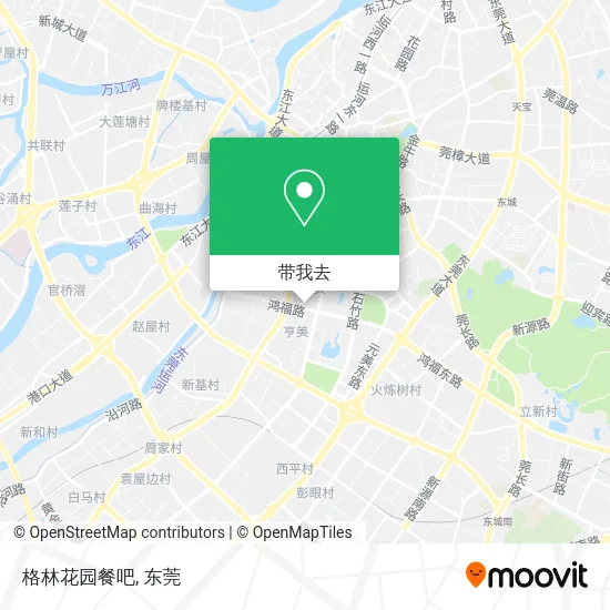格林花园餐吧地图
