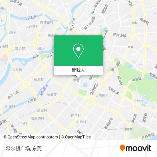 希尔顿广场地图