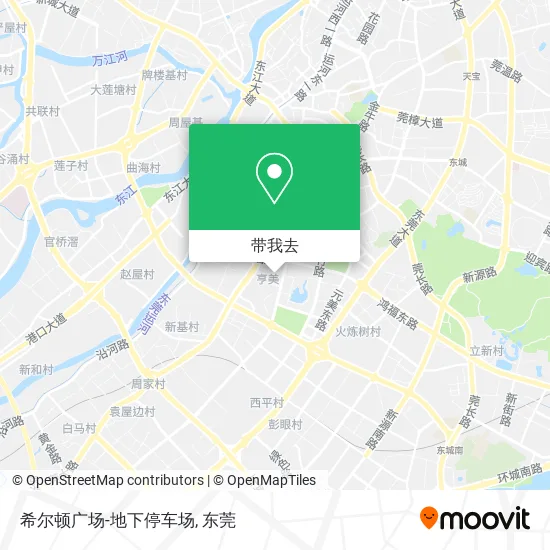 希尔顿广场-地下停车场地图