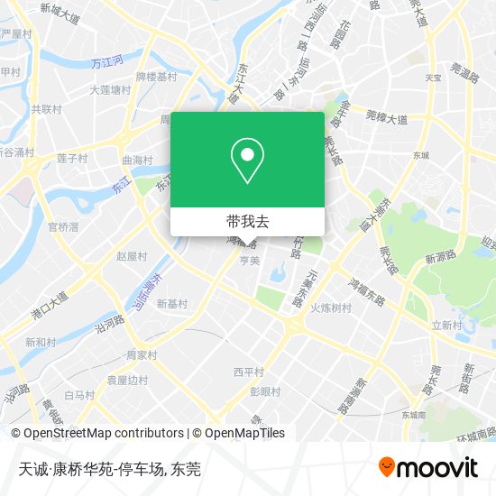 天诚·康桥华苑-停车场地图